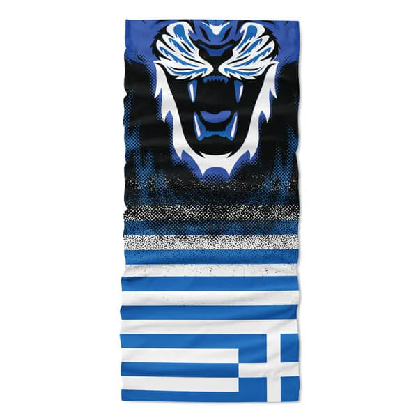 Greece Flag Face Bandana