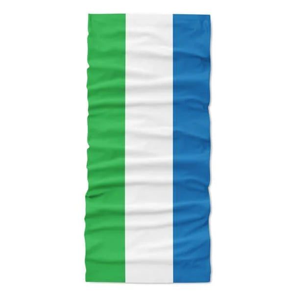 Sierra Leone Flag Face Bandana