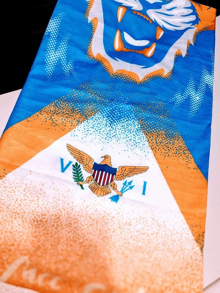 US Virgin Islands Flag Face Bandana