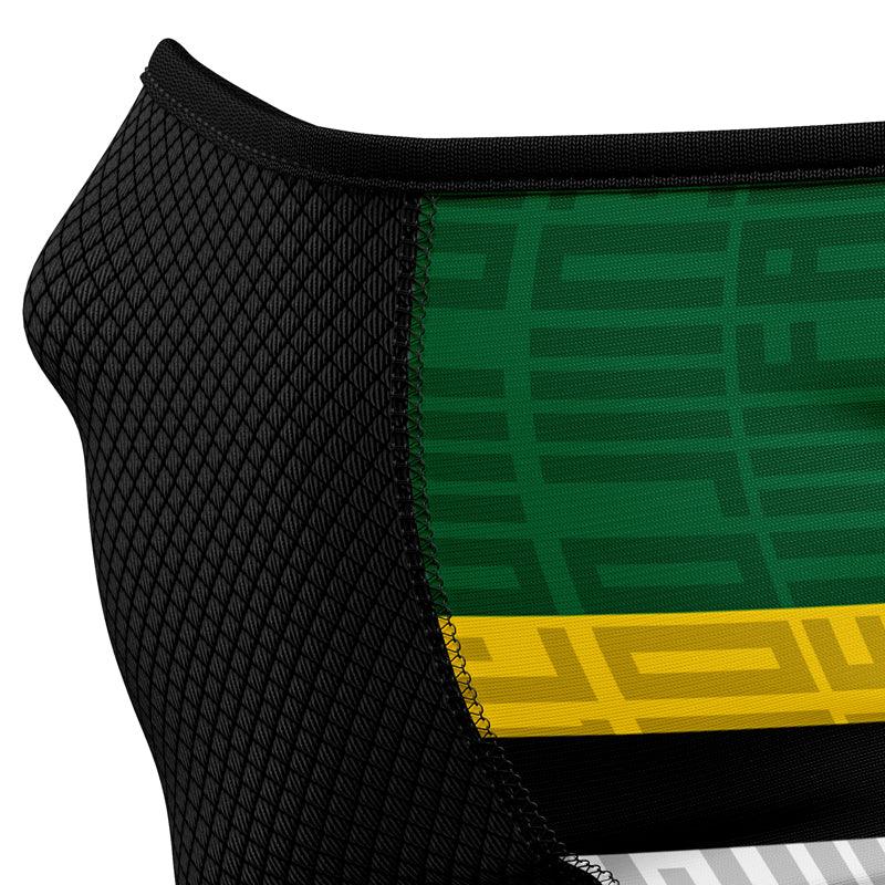 Dominica Face Gaiter - Close Up - Pro Neck Gaiter