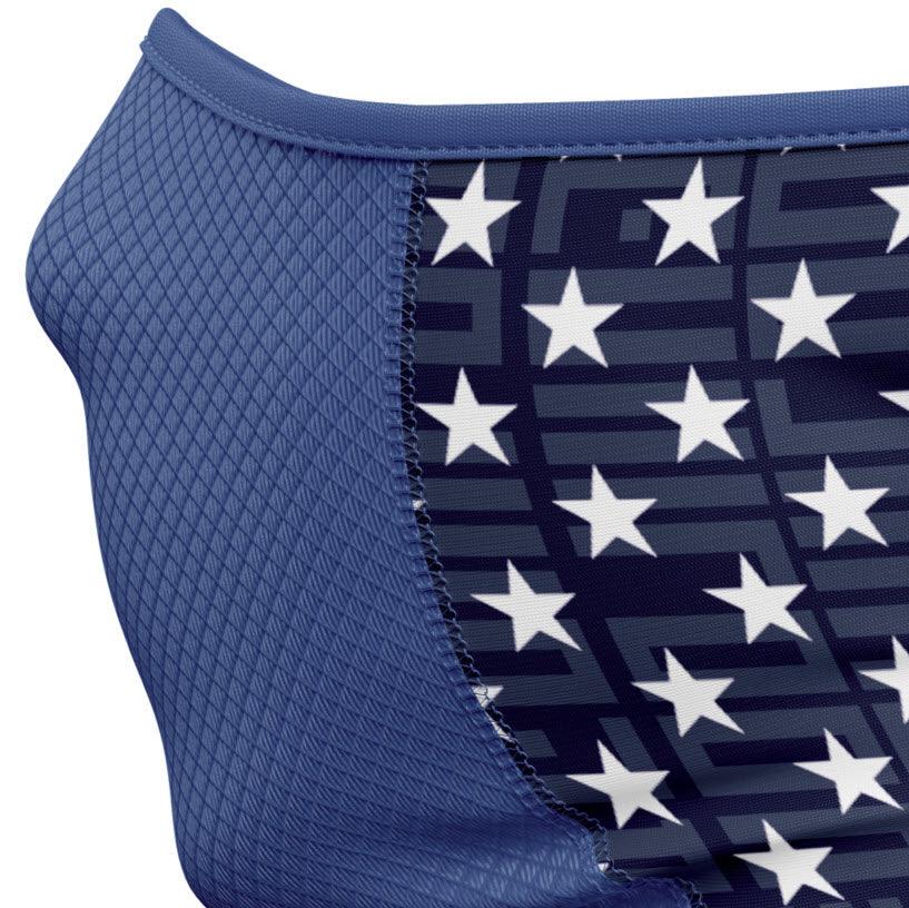 USA Face Gaiter - Close Up- Pro Neck Gaiter