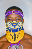 Barbados Flag Face Bandana