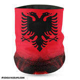 Albania Flag Face Bandana