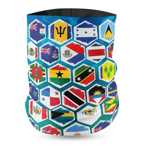 Unity All Caribbean Flag Face Bandana