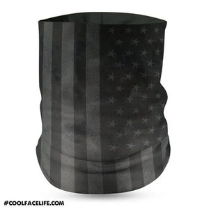 Blacked Out USA Flag Face Bandana