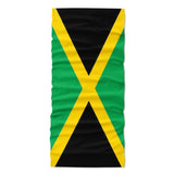 Jamaican Flag Face Bandana