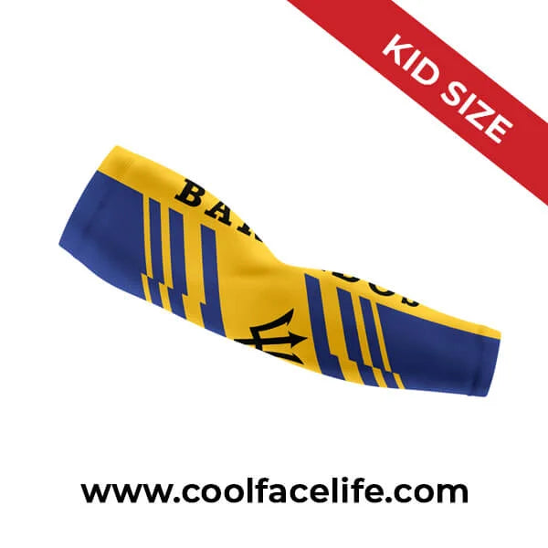 Kids Size – Barbados Flag Arm Sleeve