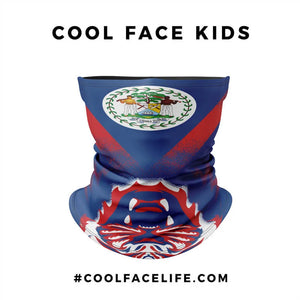 Kid Size – Belize Flag Face Bandana