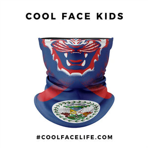 Kid Size – Belize Flag Face Bandana