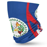 Belize Flag Face Bandana