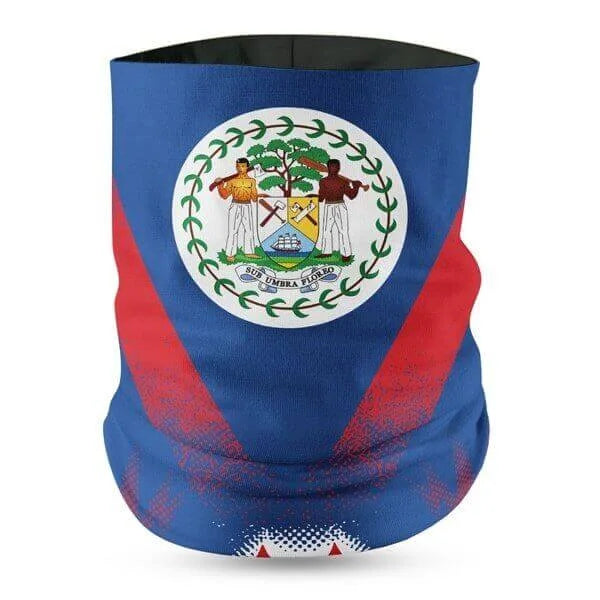 Belize Flag Face Bandana