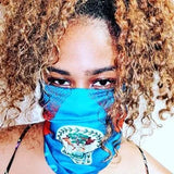 Belize Flag Face Bandana
