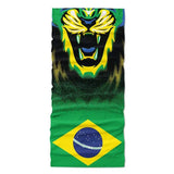 Brazil Flag Face Bandana