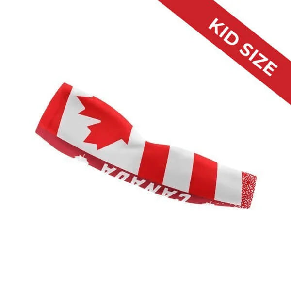 Canada Kids Flag Themed Arm Sleeve