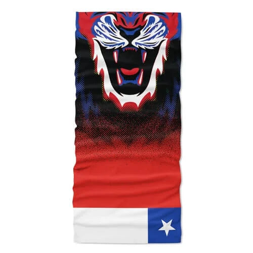 Chile Flag Face Bandana