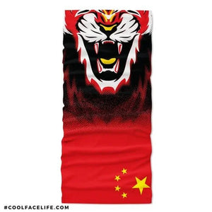 China Flag Face Bandana