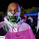 Dominica Flag Face Bandana