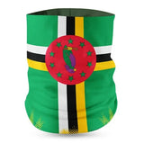 Dominica Flag Face Bandana