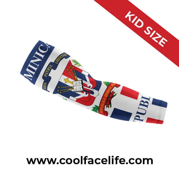 Kids Size – Dominican Republic Flag Arm Sleeve