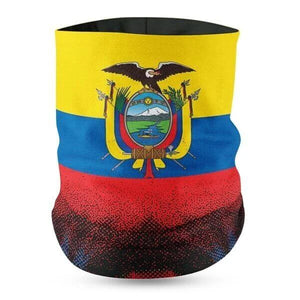 Ecuador Flag Face Bandana