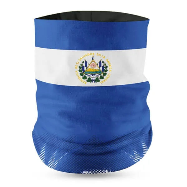 El Salvador Flag Face Bandana