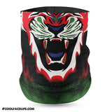 Gambia Flag Face Bandana