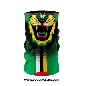Glow Dominica Flag Face Bandana