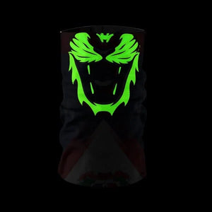 Glow Dominican Republic Flag Face Bandana