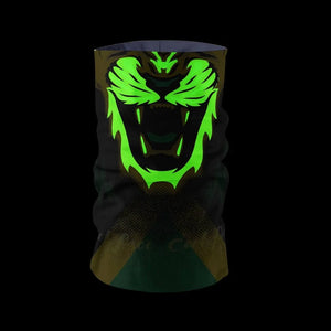 Glow Jamaica Flag Face Bandana