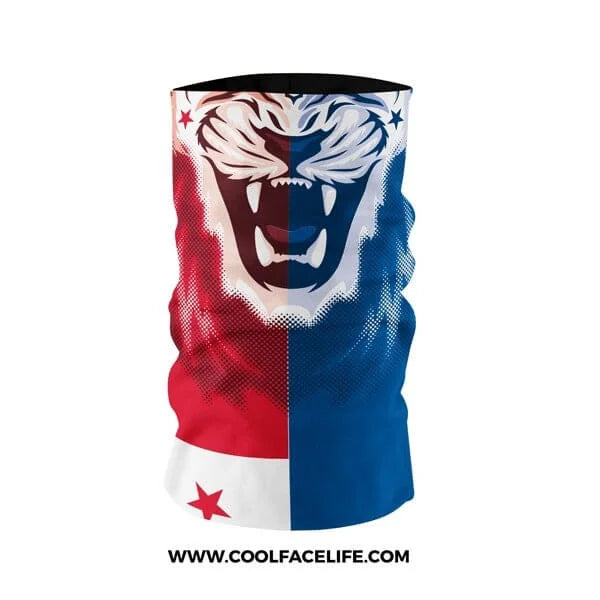 Glow Panama Flag Face Bandana