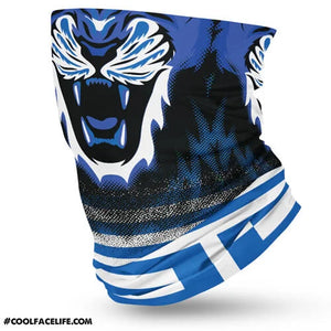 Greece Flag Face Bandana
