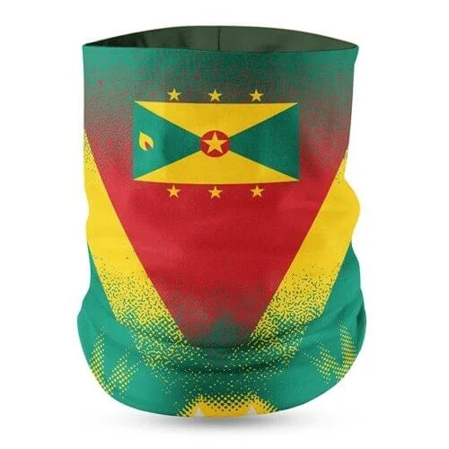 Grenada Flag Face Bandana