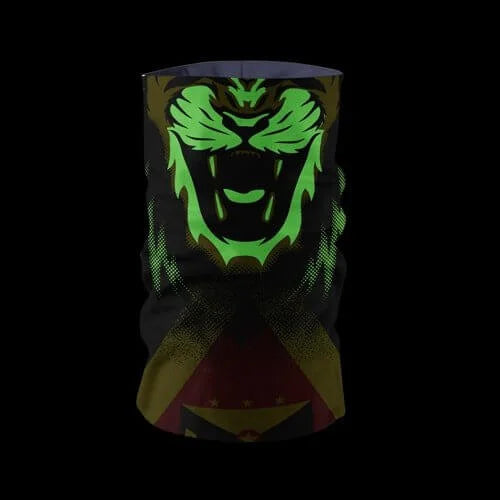 Glow Grenada Flag Face Bandana