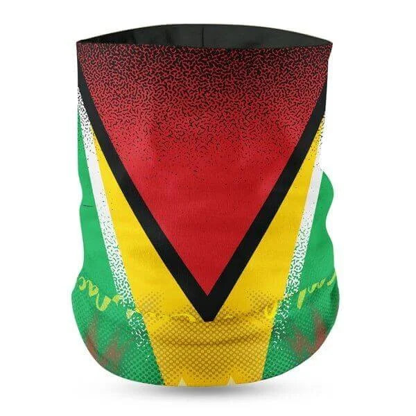 Guyana Flag Face Bandana