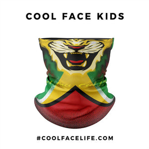 Kid Size – Guyana Flag Face Bandana