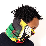 Guyana Flag Face Bandana