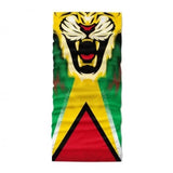 Fleece Guyana Flag Face Bandana
