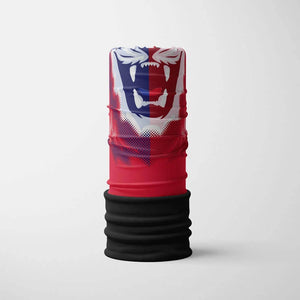 Fleece Haitian Flag Face Bandana