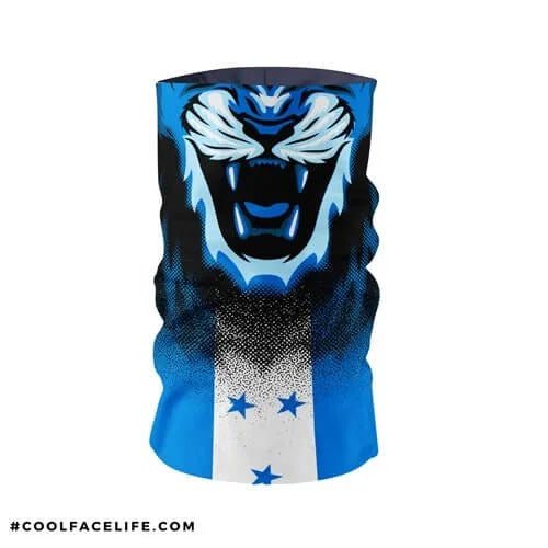Glow Honduras Flag Face Bandana