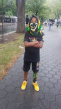 Kid Size – Jamaican Flag Face Bandana