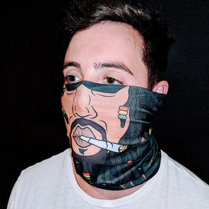 Rasta Spliff Flag Face Bandana