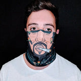 Rasta Spliff Flag Face Bandana