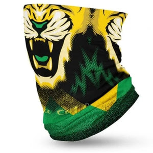 Fleece Jamaican Flag Face Bandana