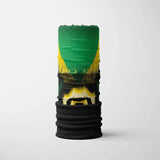 Fleece Jamaican Flag Face Bandana