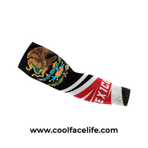 Black Mexico Flag Themed Arm Sleeve