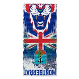 Montserrat Flag Face Bandana