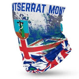 Montserrat Flag Face Bandana