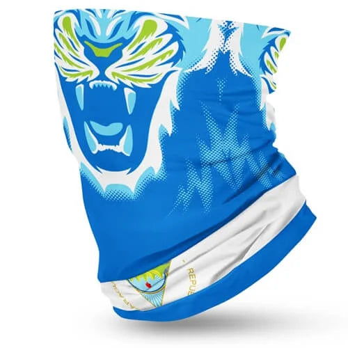 Nicaragua Flag Face Bandana