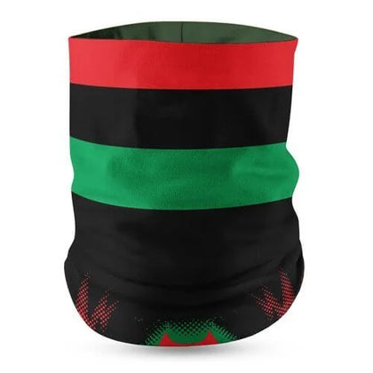 Pan African Flag Face Bandana