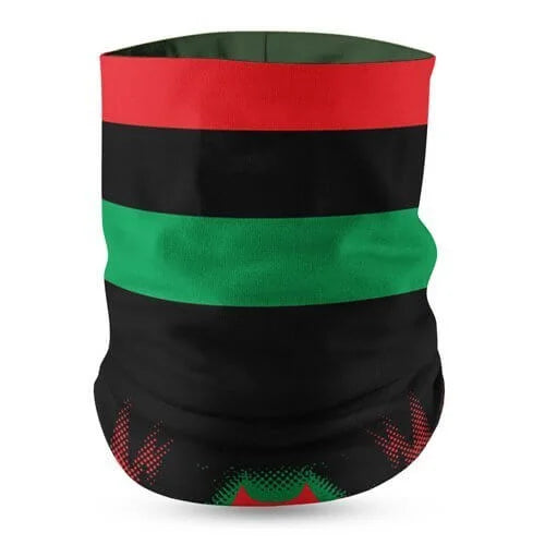 Pan African Flag Face Bandana
